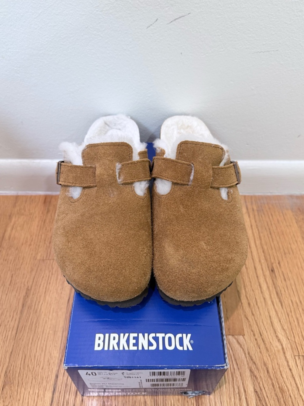 Birkenstock Boston Shearling Clog in Mink Size 40 EU